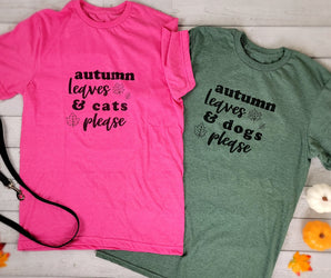 Autumn Leaves and Cats/Dogs Please