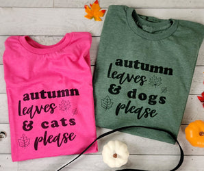 Autumn Leaves and Cats/Dogs Please