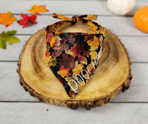 Falling Leaves Fall Pet Bandana