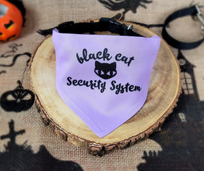 Black Cat Security System Bandana
