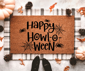 Happy Howl-o-ween Doormat