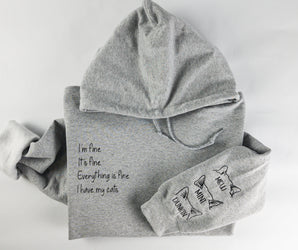 Everything is fine. I have my pet embroidered sweatshirt