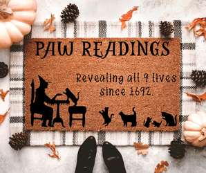 Paw Readings Doormat