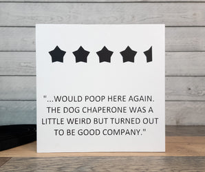 4.5 Stars Wood Sign